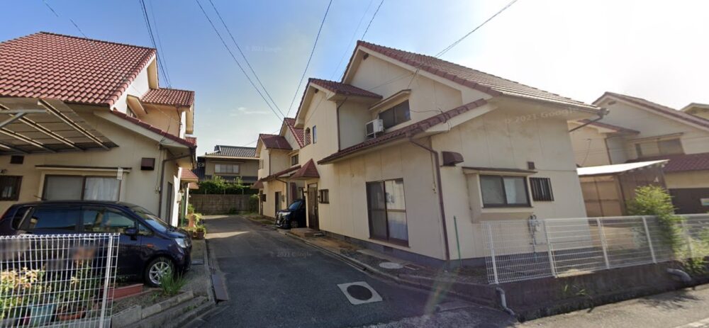 福山市新涯一丁目一戸建賃貸住宅B1一の川ハイツ外観