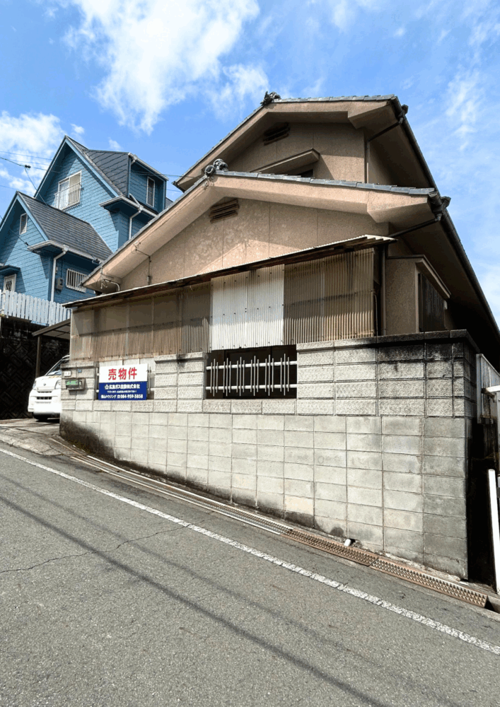 売物件福山市緑陽町2丁目建付土地外観正面