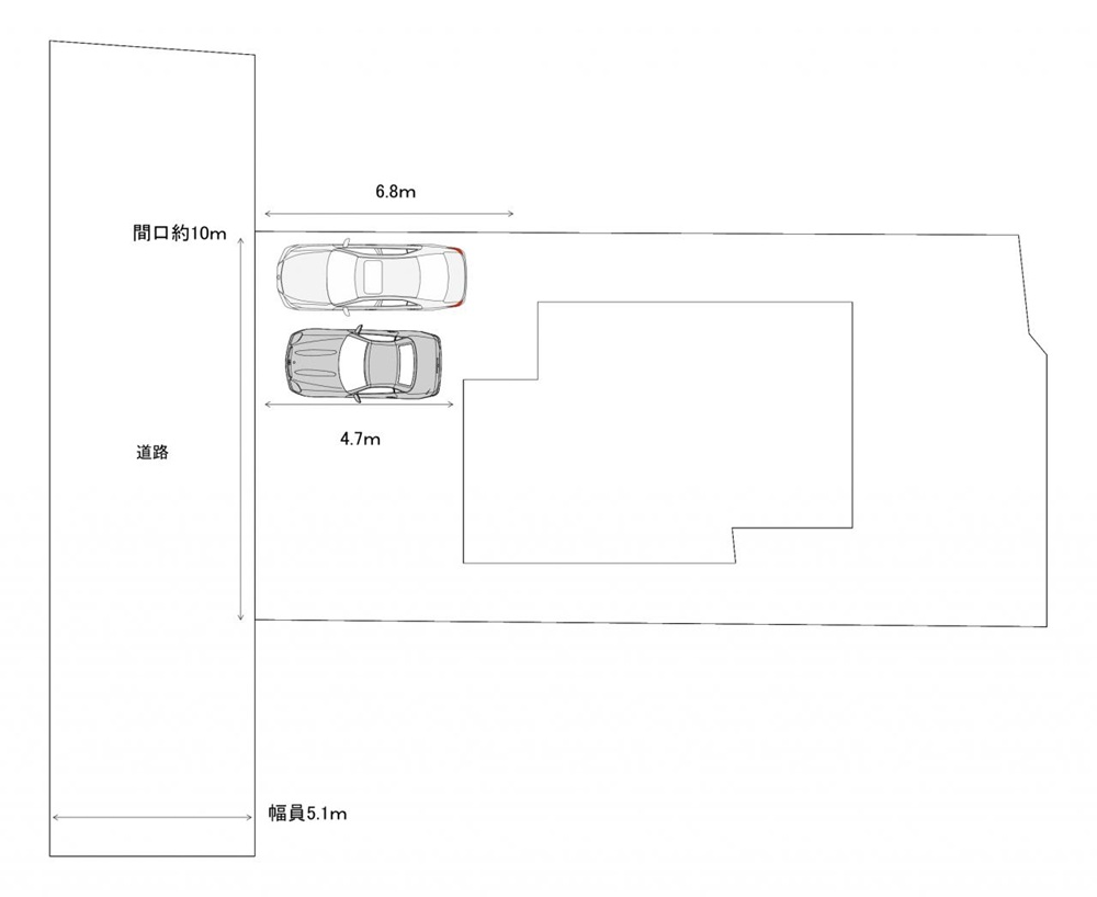 福山市神辺町字道上売戸建て駐車場