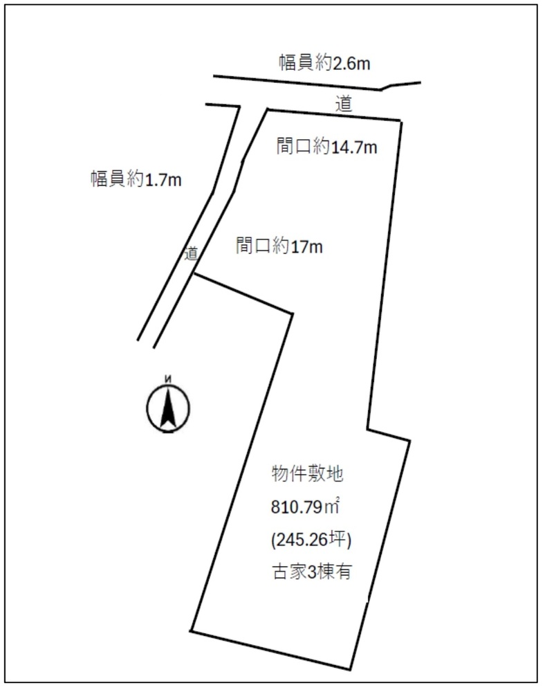 【建付土地】福山市郷分町字草木｜480万円｜大変静かな住環境！土地245坪